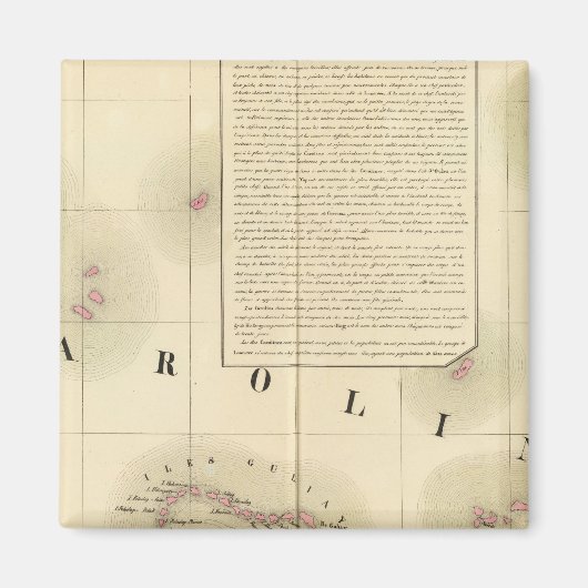 Caroline Islands Ozeanien 9 Magnet (Vorne)