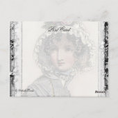 Caroline, Jane Austen inspiriert, Buchliebhaber Postkarte (Rückseite)