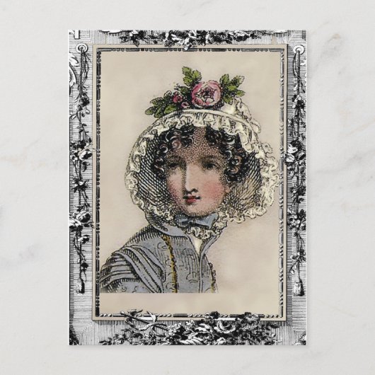 Caroline, Jane Austen inspiriert, Buchliebhaber Postkarte (Vorderseite)