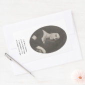 Caroline Johanna Lovisa Ridderstolpe, 1815 Rechteckiger Aufkleber (Umschlag)