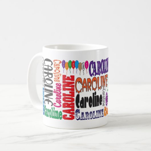 Caroline-Kaffee-Tasse Kaffeetasse (Vorderseite Links)