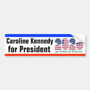 CAROLINE KENNEDY FÜR PRÄSIDENT 2020 Autoaufklebe Autoaufkleber