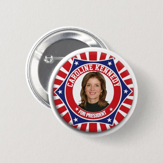 Caroline Kennedy für Präsident 202 Button (Vorne & Hinten)