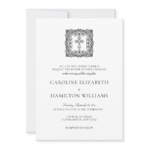 Caroline Simple Black Script Christliche Hochzeit