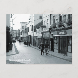 Caroline Street, Cardiff. Postkarte