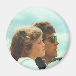 Caroline und John F. Kennedy Magnet