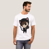 Caroline und Süßigkeit die Katzen T-Shirt (Vorne ganz)