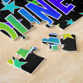 "CAROLINE" Vorname, Spaß "GLÜCKLICHER GEBURTSTAG" Puzzle (Seite)