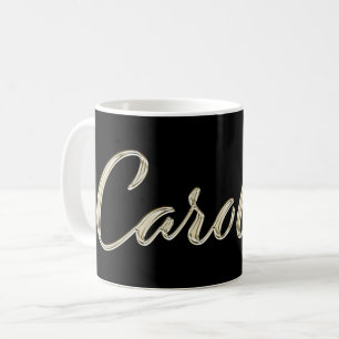 Caroline white gold Handwriting Tasse Kaffeetasse