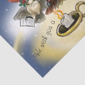Caroling Birds Christmas Seidenpapier (Ausschnitt)