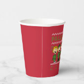 Caroling Christmas Sweater Graphic Pappbecher (Rechts)