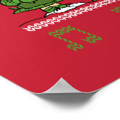 Caroling Christmas Sweater Graphic Poster (Ecke)