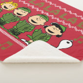 Caroling Christmas Sweater Graphic Sherpadecke (3/4)