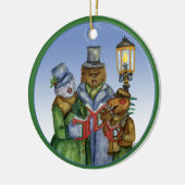 Caroling Cryptids Verzierung Keramikornament (Links)