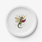 Caroling Dragonfly Pappteller (Vorderseite)