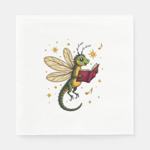 Caroling Dragonfly Serviette