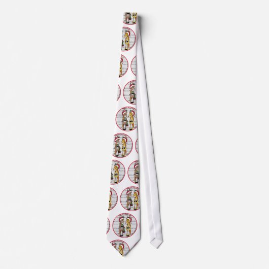 Caroling Horses - 'Mare'y Christmas Krawatte (Vorderseite)