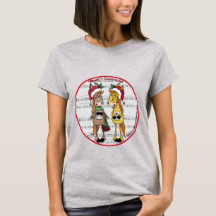 Caroling Horses - 'Mare'y Christmas T-Shirt