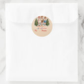 Caroling Kids Gift Tag Stickers (Tasche)