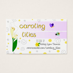 Caroling Lilien-Karte