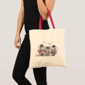 Caroling Mic, Mac & Moe Tote Bag Tragetasche (Vorderseite (Produkt))