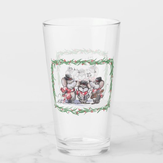 Caroling mit Mic, Mac & Moon Glass Cup Glas (Rückseite)