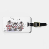 Caroling mit Mic, Mac und mehr Gepäckanhänger (Vorderseite horizontal)