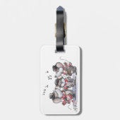 Caroling mit Mic, Mac und mehr Gepäckanhänger (Rückseite vertikal)