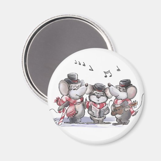 Caroling mit Mic, Mac und Moe Magnet (Vorderseite/Rückseite)