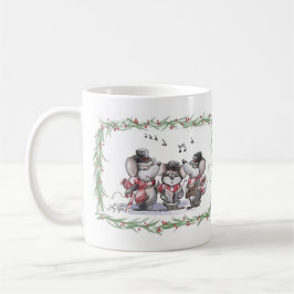 Caroling mit Mic-, Mac- und Moe-Tasse Kaffeetasse