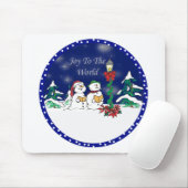 caroling Schneemann Mousepad (Mit Mouse)