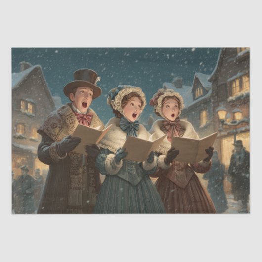 Caroling Seidenpapier (Vorderseite)