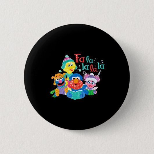 Caroling Sesame Street Button (Vorderseite)