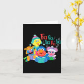 Caroling Sesame Street  Karte (Gelbe Blume)