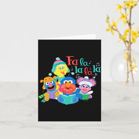 Caroling Sesame Street Karte (Gelbe Blume)