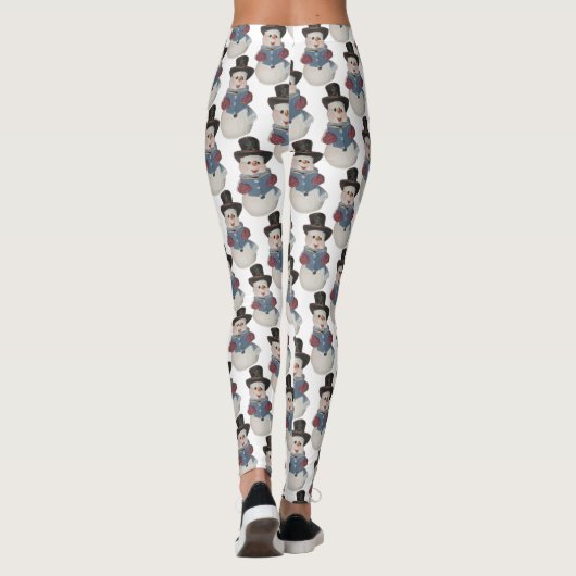 Caroling Snowman Leggings (Rückseite)