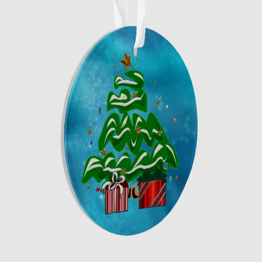 Caroling Snowman Ornament (Vorderseite)