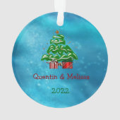 Caroling Snowman Ornament (Rückseite)