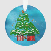 Caroling Snowman Ornament (Vorderseite)