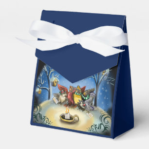 Caroling Vogel-Weihnachten Geschenkschachtel