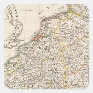 Carolingian Reich Quadratischer Aufkleber