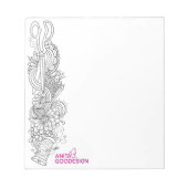 Carol's Doodles Notepad Notizblock (Vorderseite)