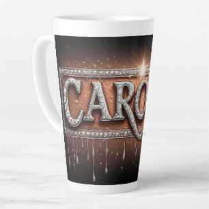 Carolyn Name in triefendem Gold Milchtasse