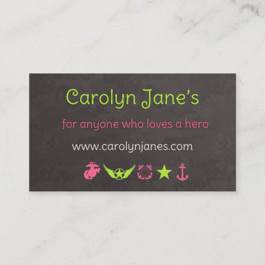 Carolyn neue Visitenkarten Visitenkarte (Vorderseite)