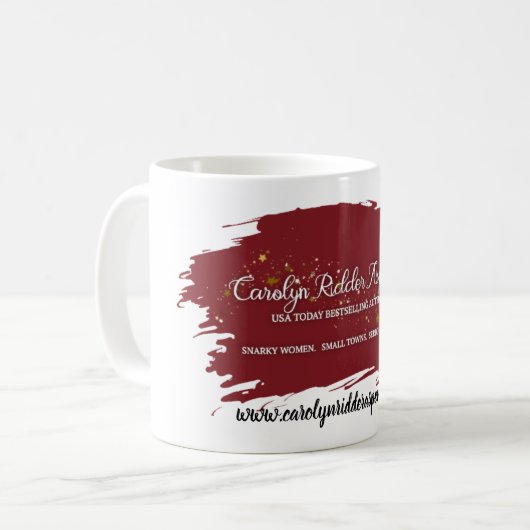Carolyn Ridder Aspenson Logo Tasse (Vorderseite Links)
