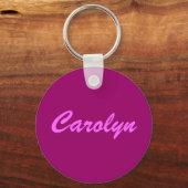Carolyn, Schlüsselkette Schlüsselanhänger (Vorderseite)