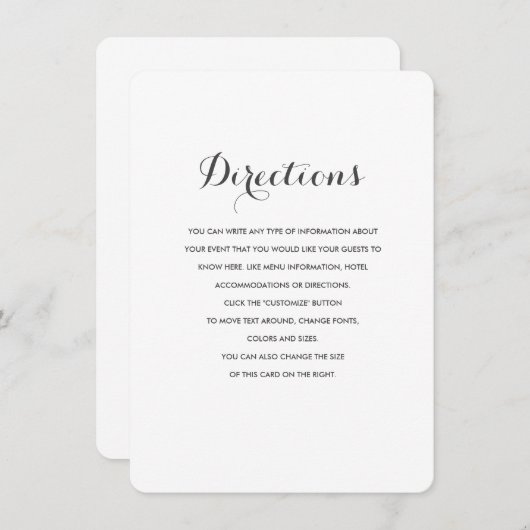 Carolyna Wedding Insert (Vorne/Hinten)