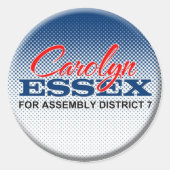 Carolynscandidatelogo Runder Aufkleber (Vorderseite)