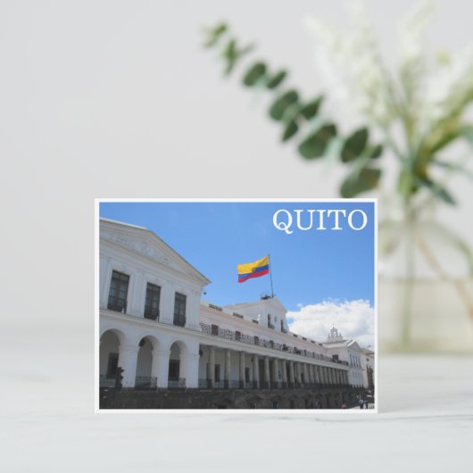 Carondelet Palace Quito Postkarte (Stehend Vorderseite)