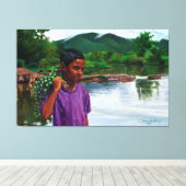 Caroni Chennette Leinwanddruck (Insitu (Holzboden))